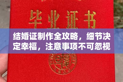 巴林右旗结婚证制作全攻略，细节决定幸福，注意事项不可忽视