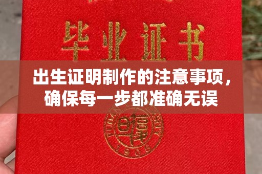 巴林右旗出生证明制作的注意事项，确保每一步都准确无误